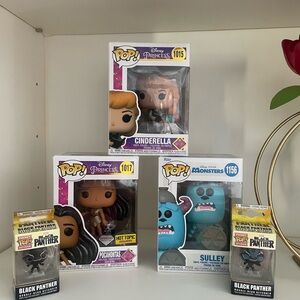 Funko Pop Disney and Marvel Figures Collection